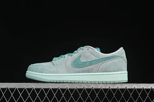 All categories Air Jordan Jordan series basketball shoes Air Jordan 1 Low Air Jordan 1 Low "Washed Teal" AJ1 Joe 1 ice mint low-top cultural casual sneakers HQ8111-300